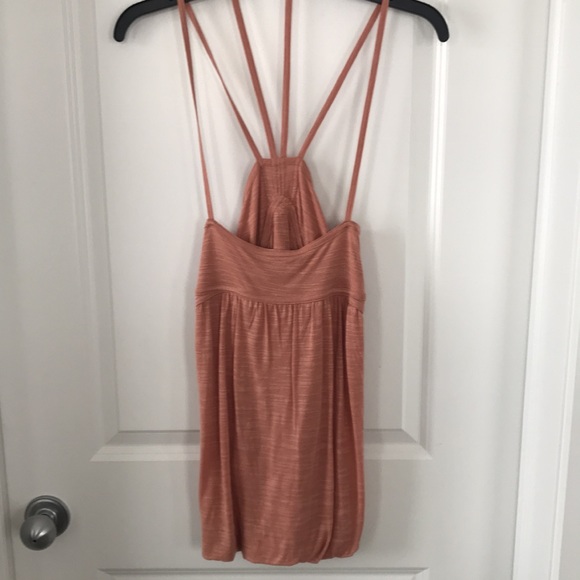 Club Monaco Coral Pink Halter Top - Picture 3 of 9